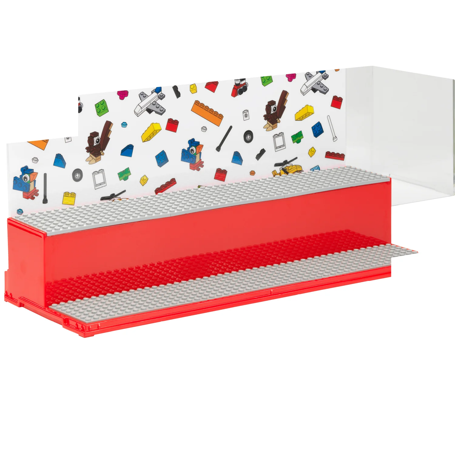 LEGO Play & Display Case - Red