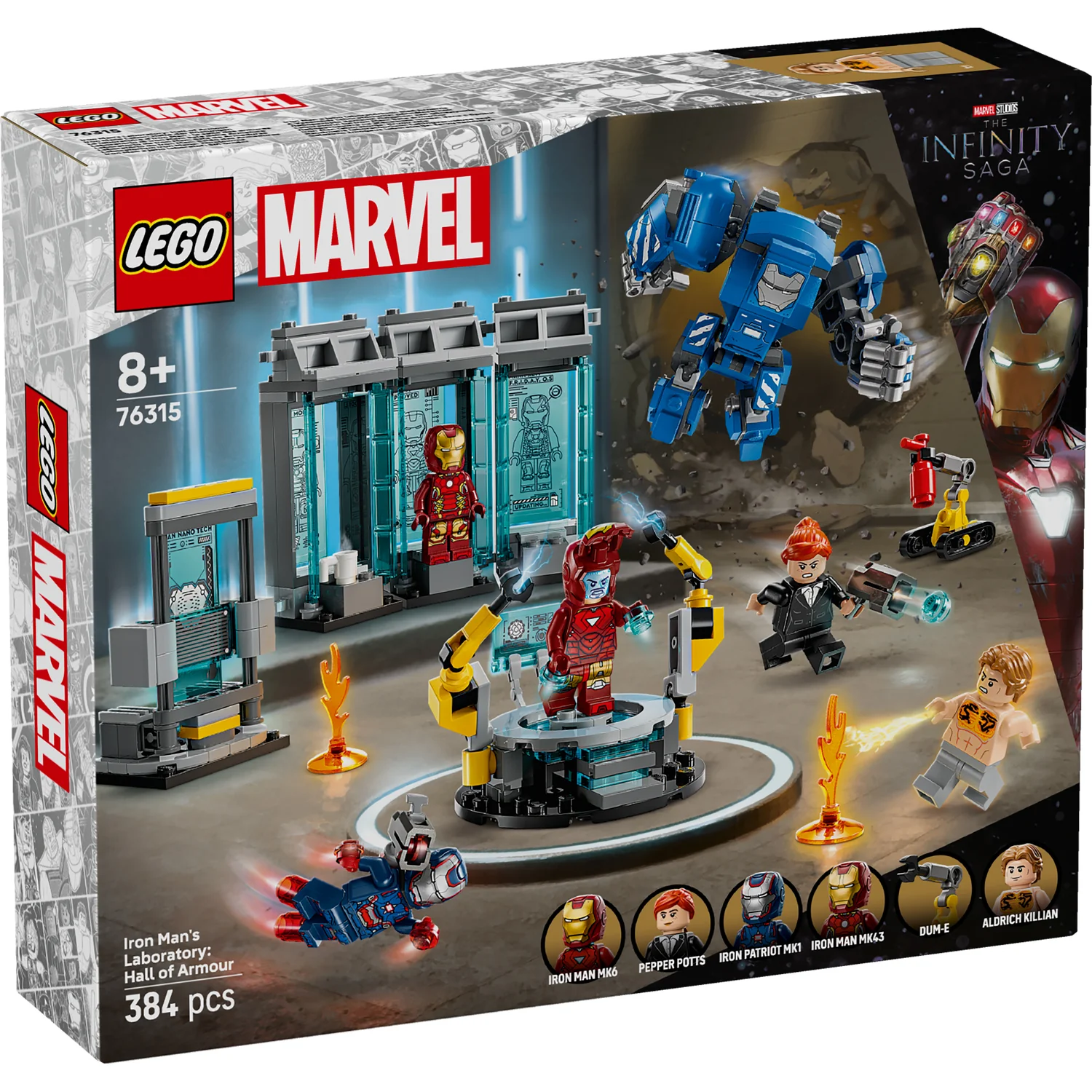 LEGO® Marvel Iron Mans Laboratory: Hall of Armor