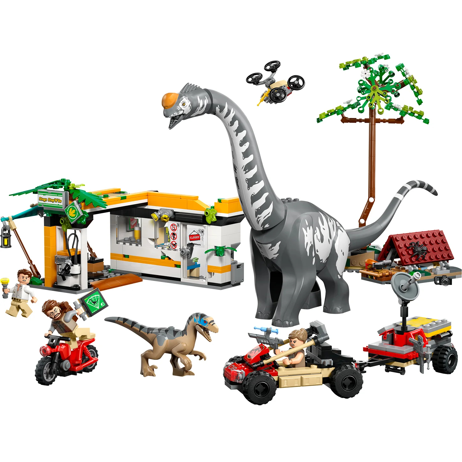LEGO® Jurassic World Raptor & Titanosaurus Tracking Mission