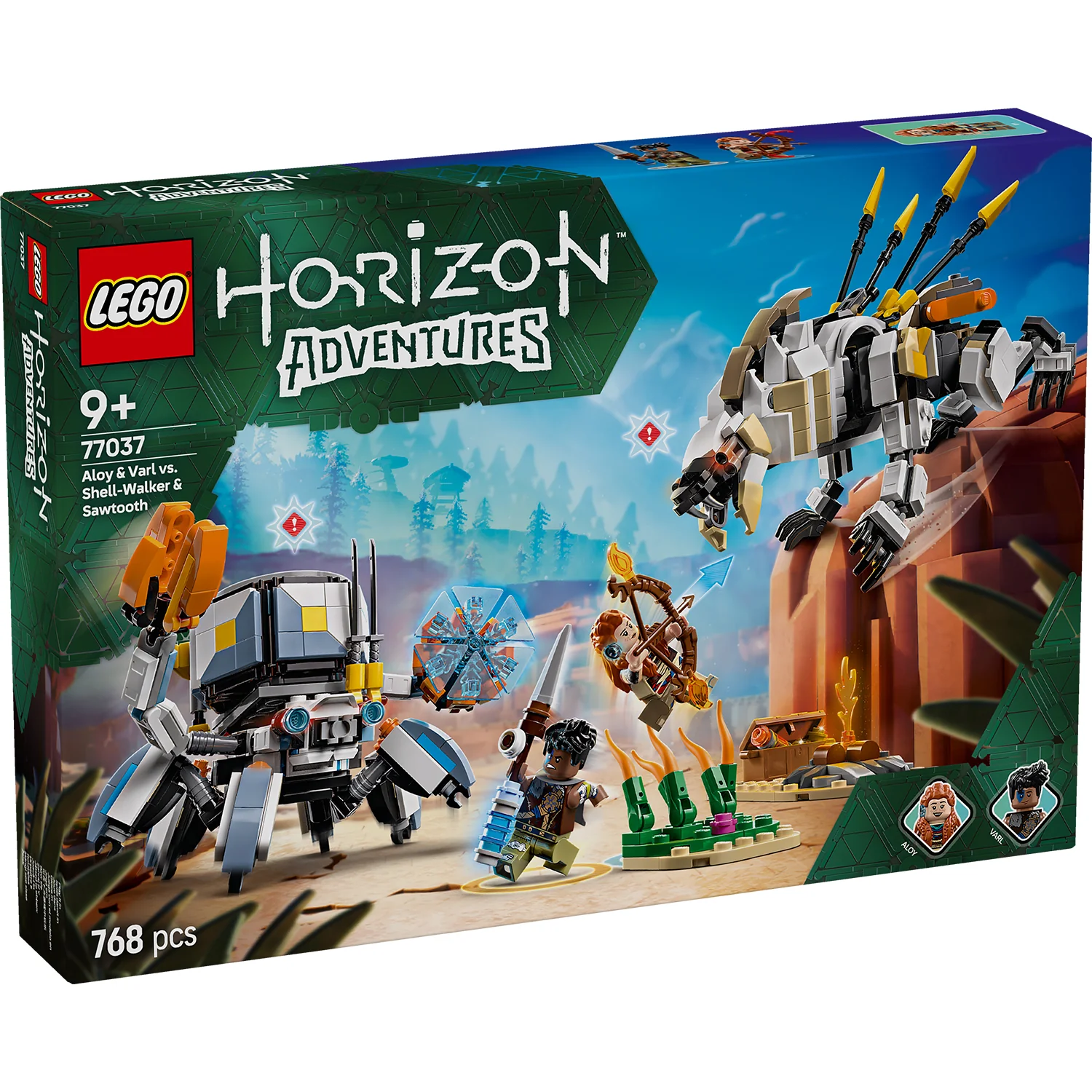 LEGO® Horizon Adventures™ Aloy & Varl vs. Shell-Walker & Sawtooth