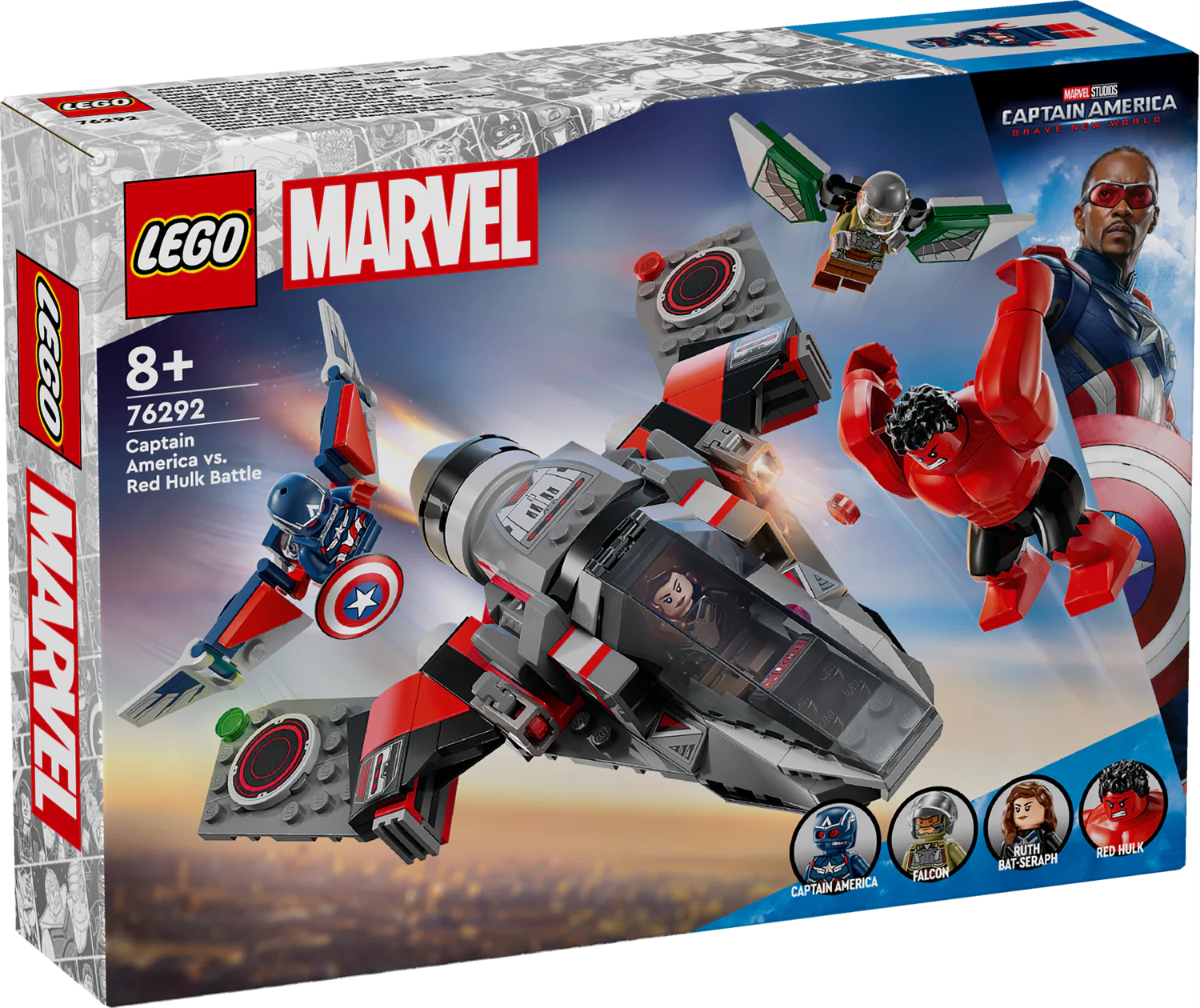 LEGO® Marvel Captain America vs. Red Hulk Battle