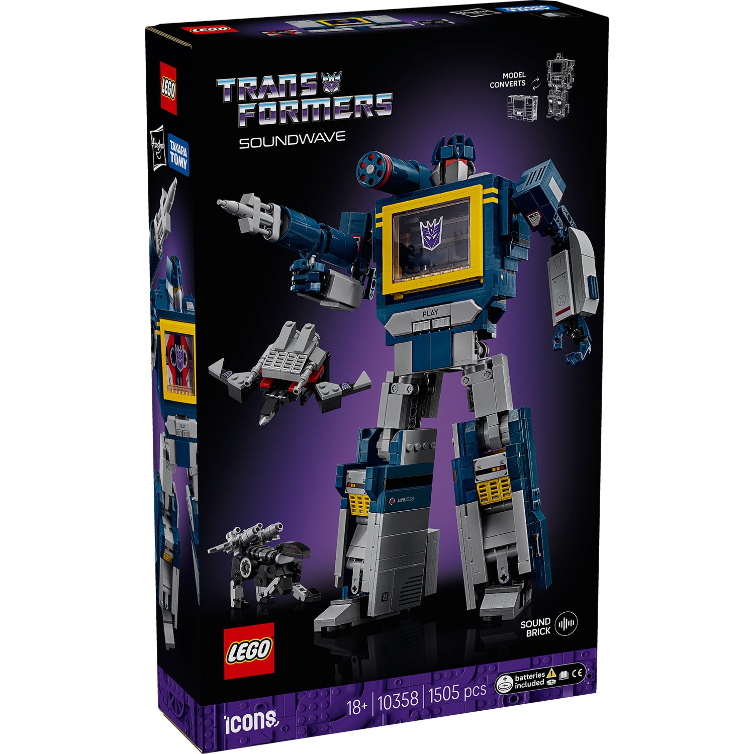 LEGO® ICONS™ Transformers: Soundwave