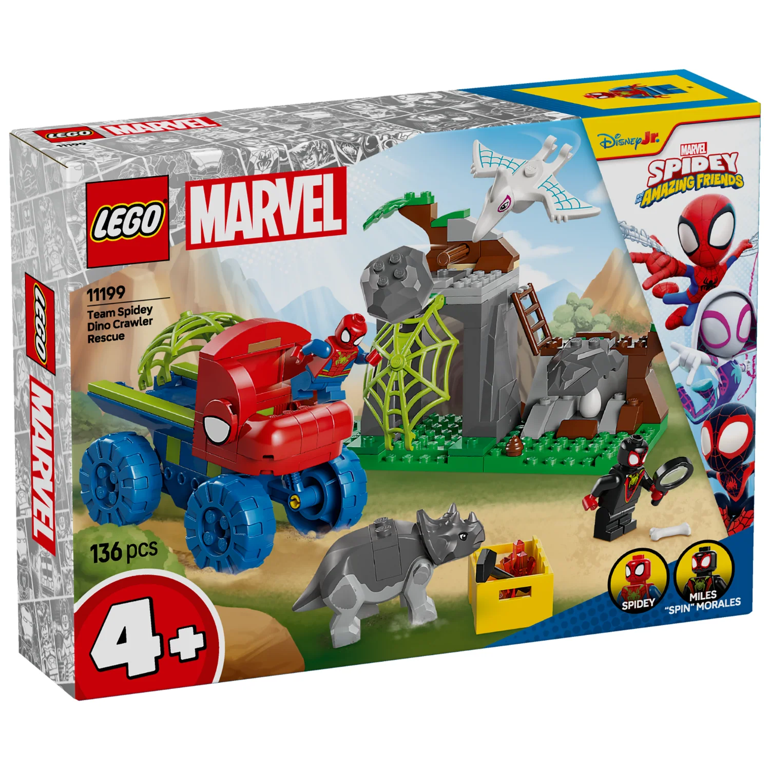 LEGO® Marvel Spidey And His Amazing Friends Team Spidey Dino Crawler Rescue