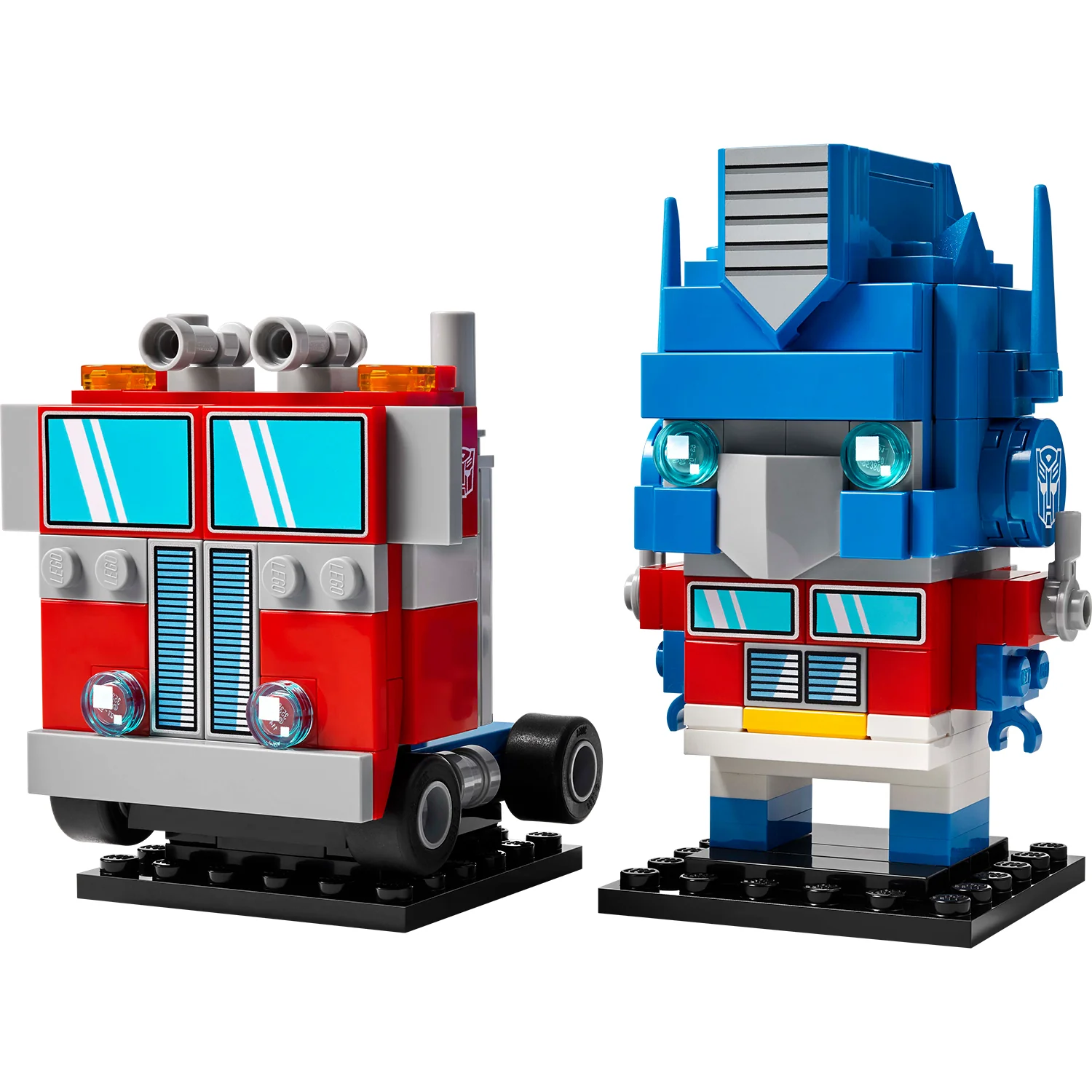 LEGO® BrickHeadz™ Transformers Optimus Prime Robot & Vehicle