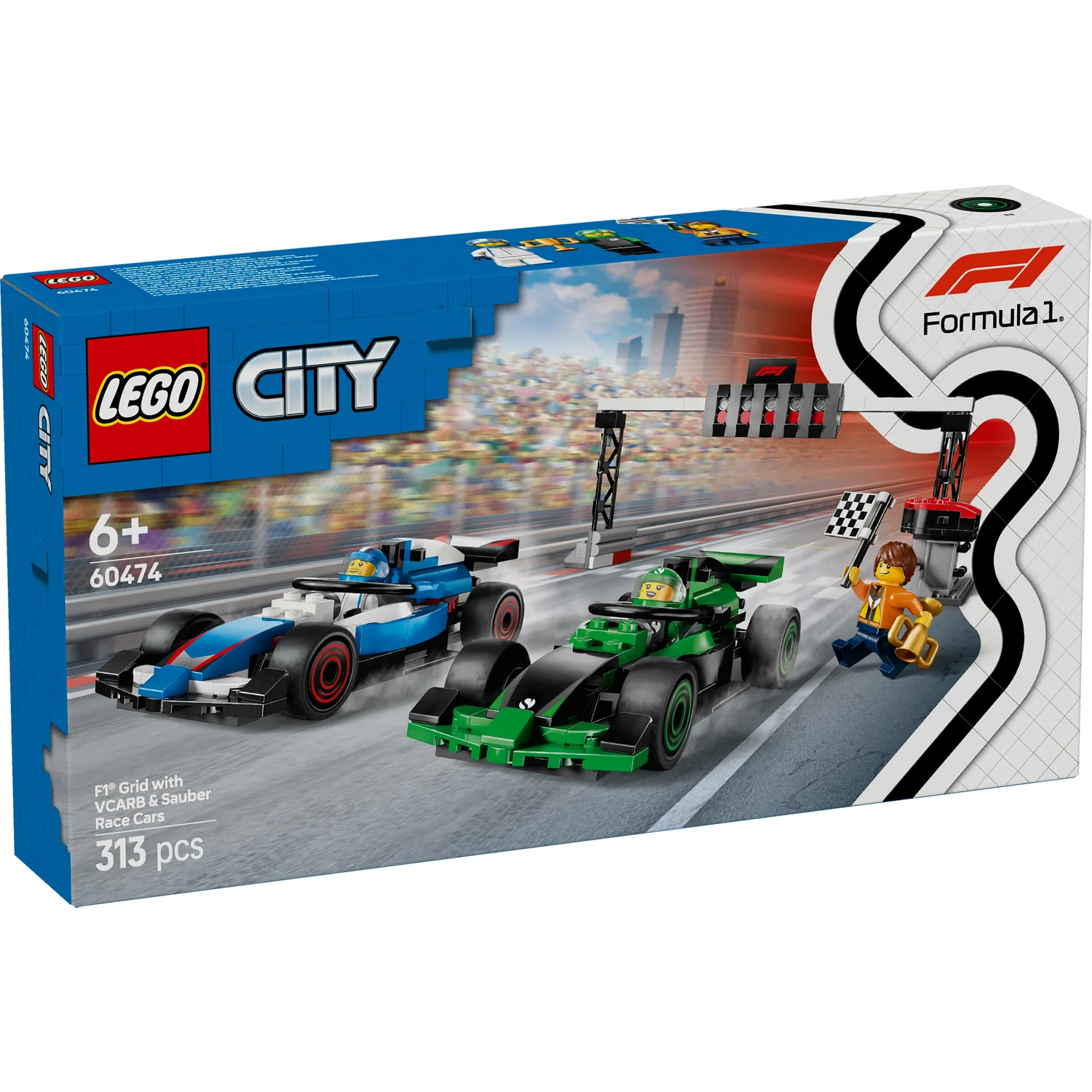 LEGO® City F1® Grid with VCARB & Sauber Race Cars