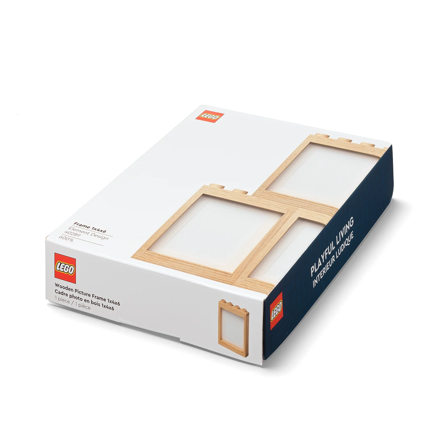 LEGO Wooden Picture Frame - Light Oak