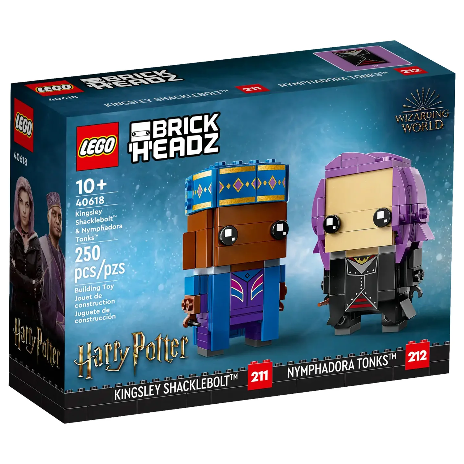 LEGO® BrickHeadz™ Kingsley Shacklebolt™ & Nymphadora Tonks™