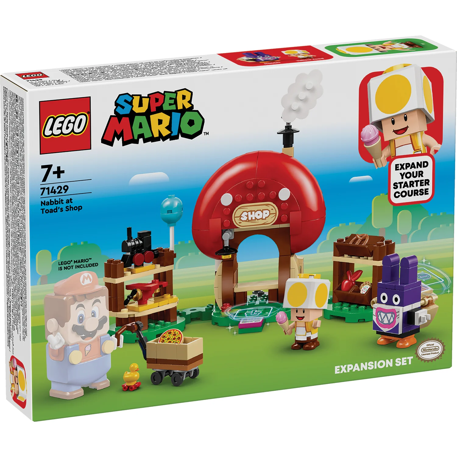 LEGO® Super Mario™ Nabbit at Toad’s Shop Expansion Set