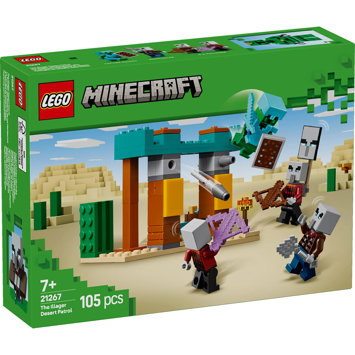 LEGO® Minecraft® The Illager Desert Patrol