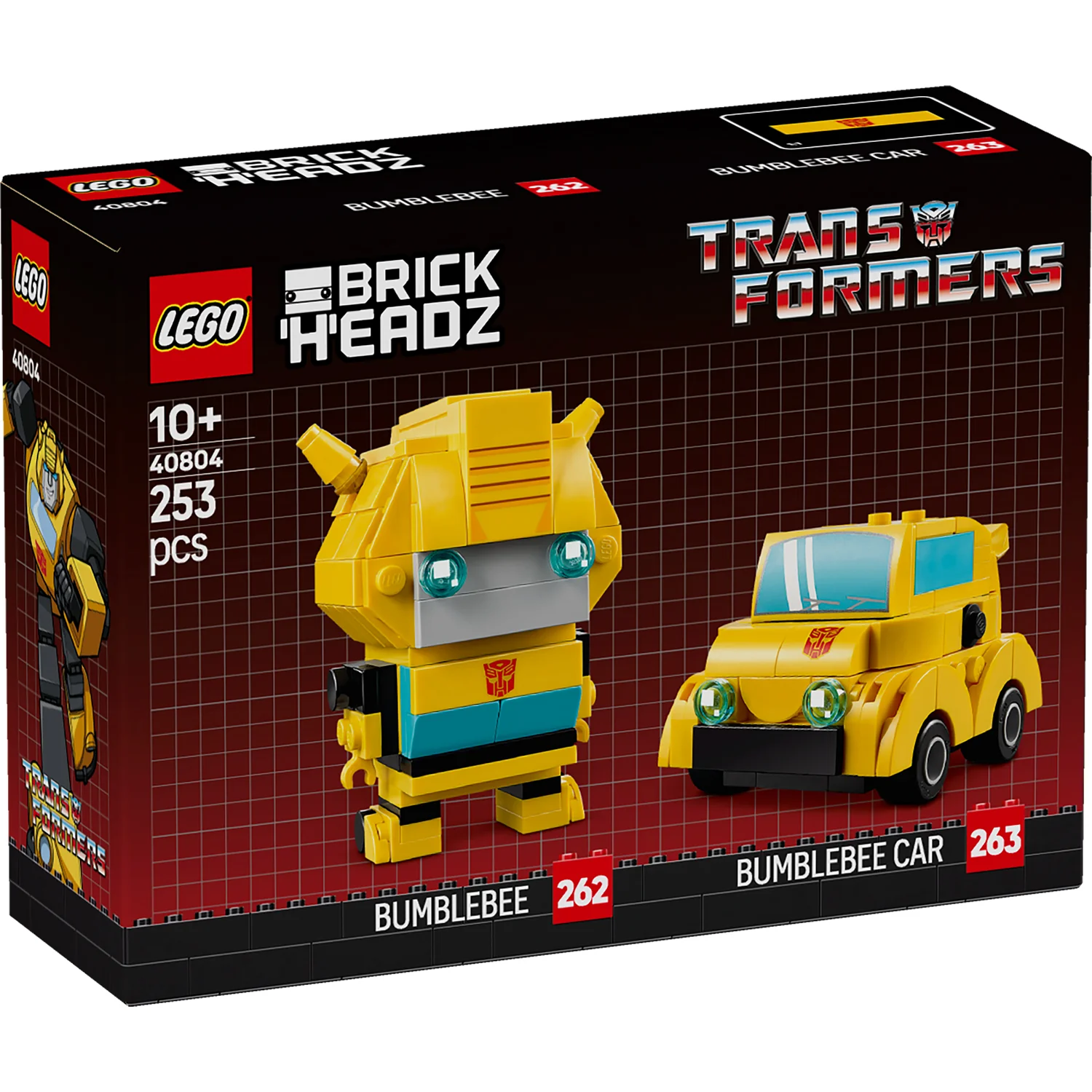 LEGO® BrickHeadz™ Transformers Bumblebee Robot & Vehicle