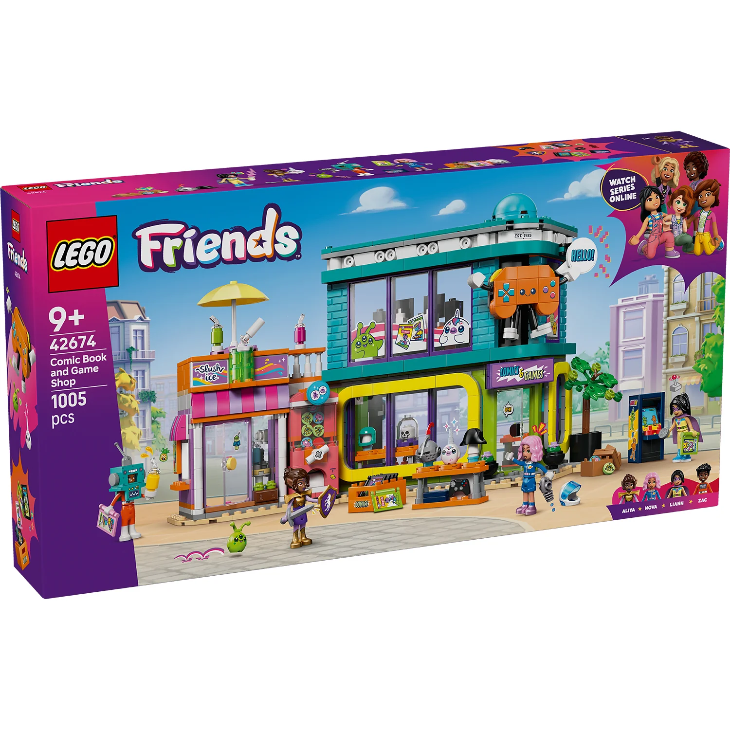 LEGO® Friends™ Comic Book and Game Store