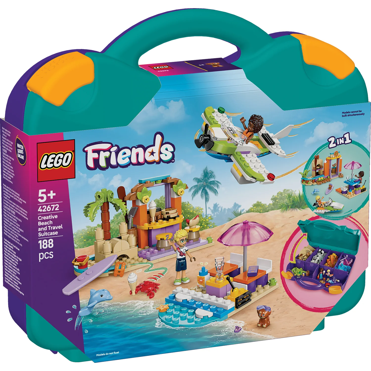 LEGO® Friends™ Creative Beach and Travel Suitcase