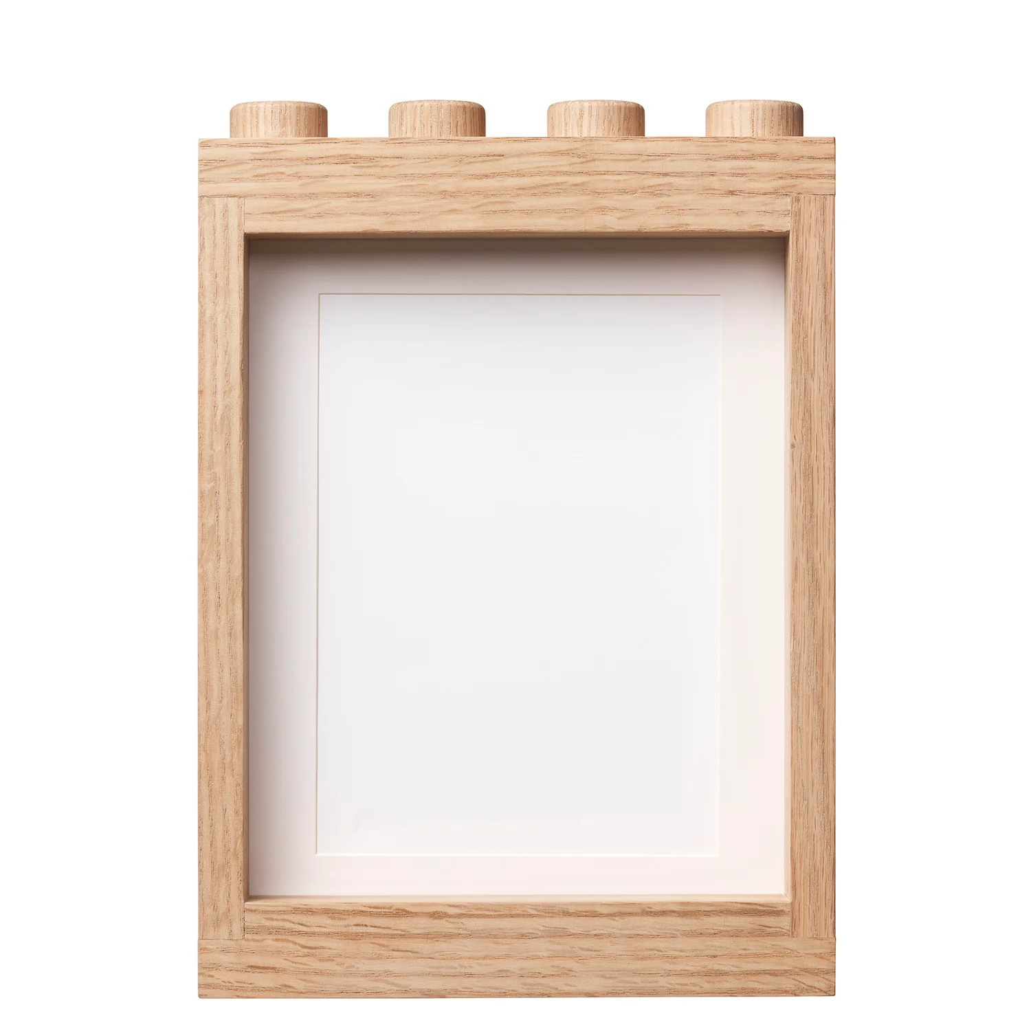 LEGO Wooden Picture Frame - Light Oak